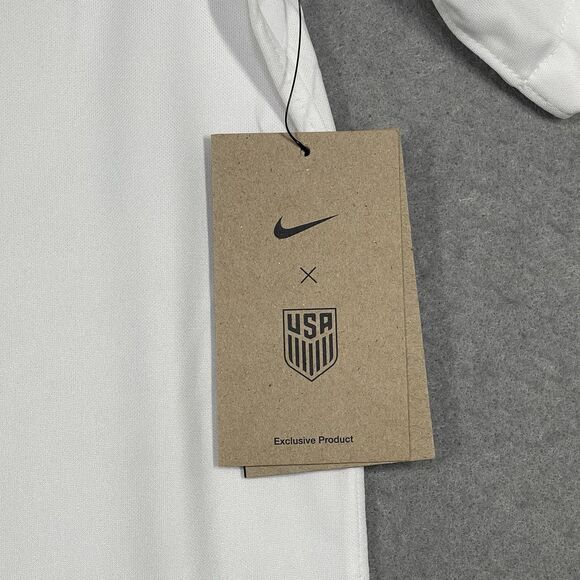 Nike Team USA Soccer Jersey Men XXL 2XL White Loyal USMNT Stadium Home Kit 22/23 - Picture 7 of 11